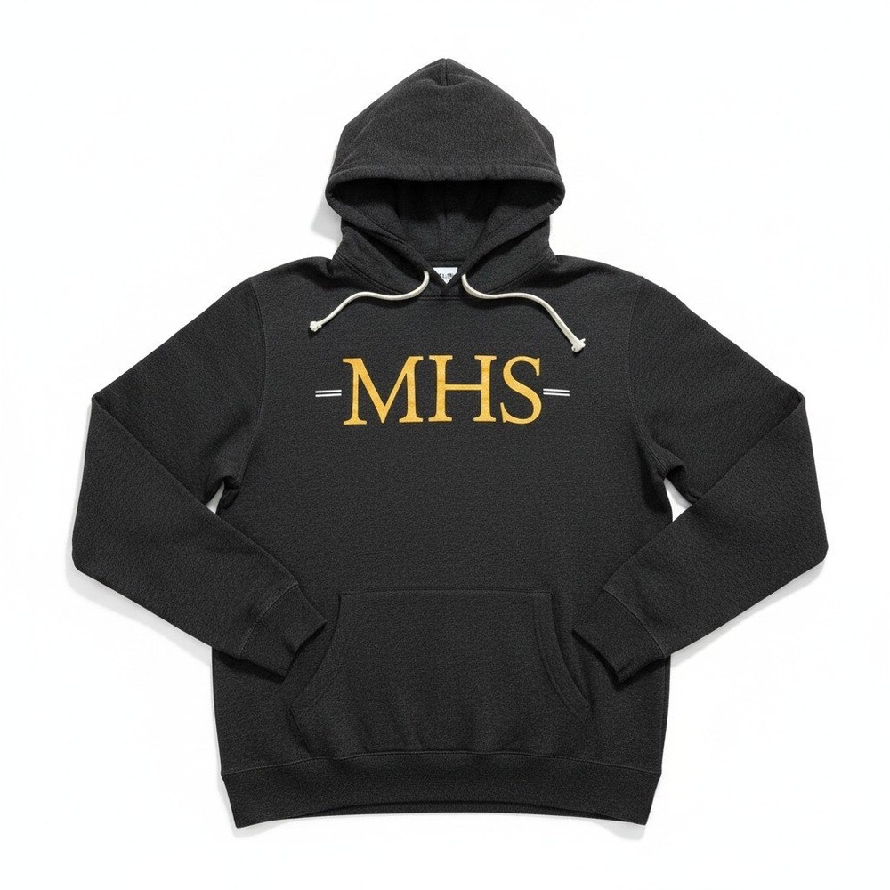 District XL Charcoal Gray Milton‎ Hershey Pullover Hoodie Casual Athleisure